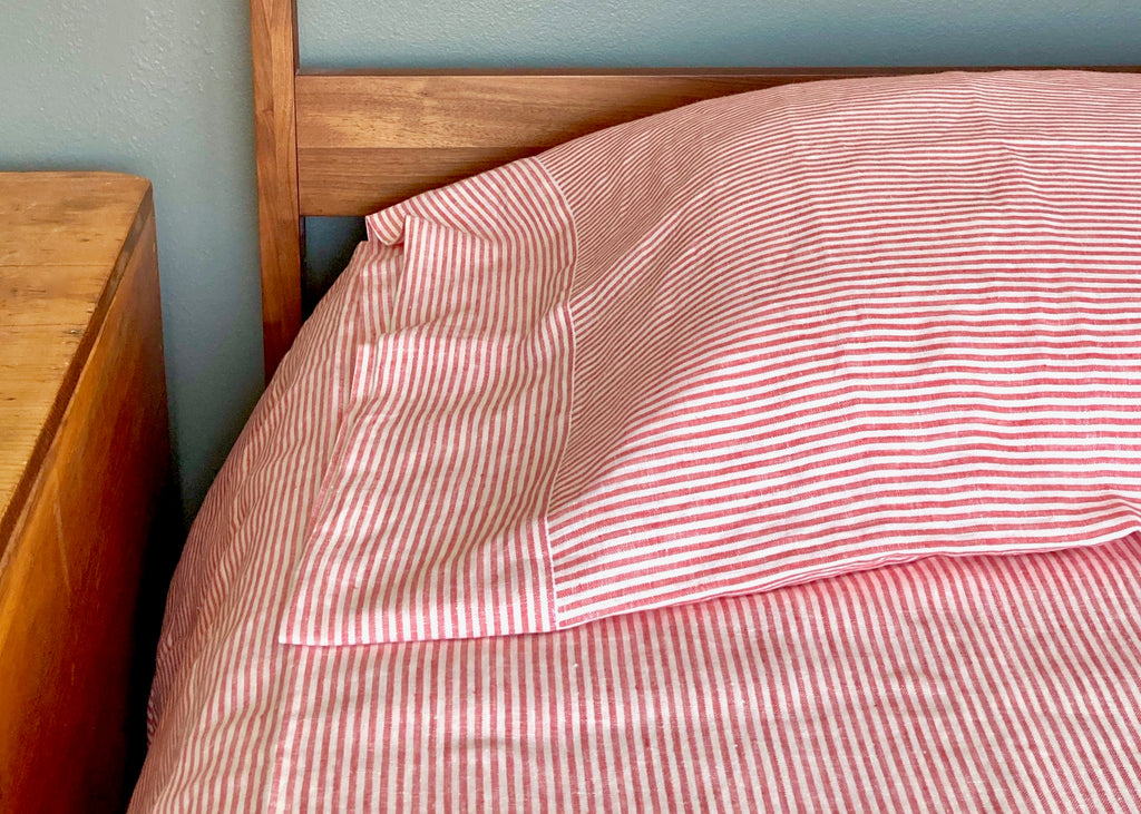 Breton Ticking Red | PLUM
