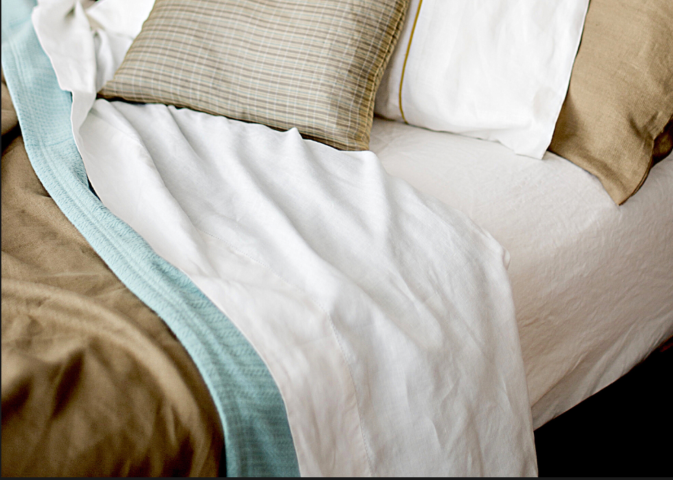 Anna Easy Linen Sheet Set | PLUM